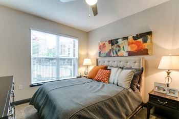 Plush carpet in bedrooms